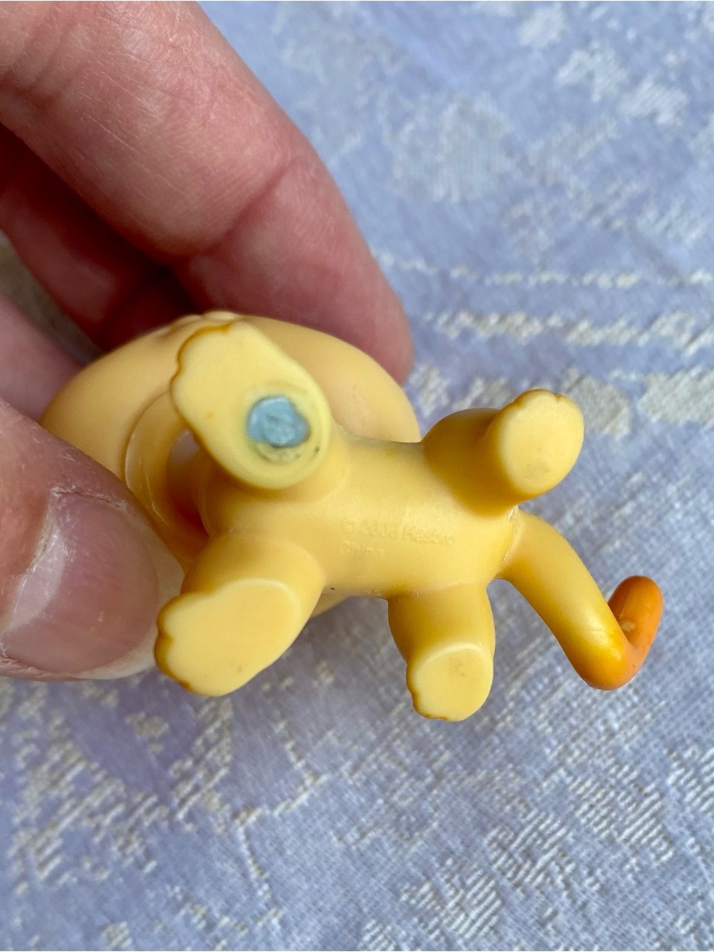 Vintage Littlest Pet Shop Shorthair Cat 339 Yellow Brooke Hayes Authentic G2 - Picture 7 of 10